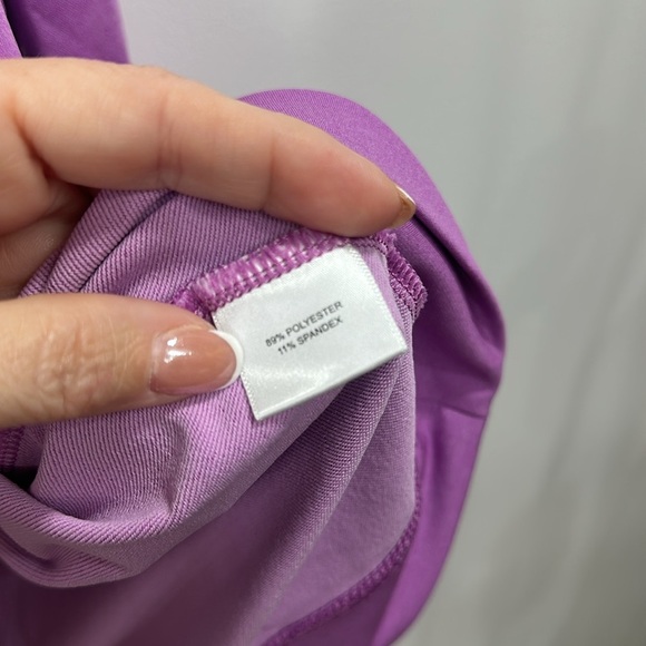 Peter Millar Purple 1/4 zip lightweight polyester jacket size XL - Picture 5 of 8